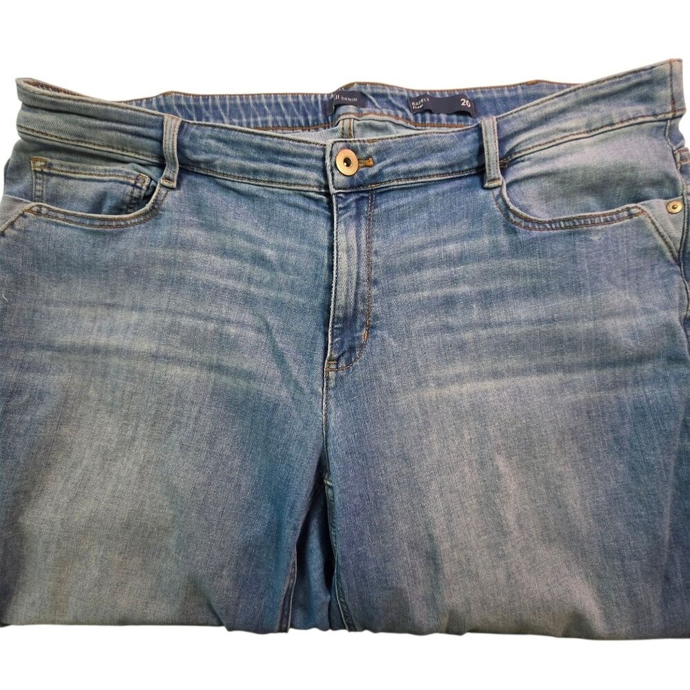 J.Jill Denim Barely Flare Burbank Wash Blue Jeans Womens Size 20 - Picture 5 of 12